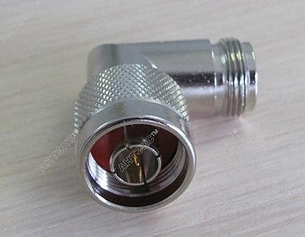Переходник N штекер - N гнездо (N-412) угловой