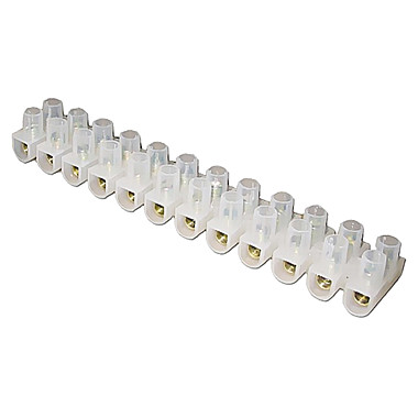 Колодка клеммная винтовая КВ-12 (16А 12мм²) (линейка 12 шт) 