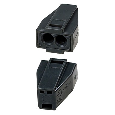 Экспресс-клемма 2*2.5 мм2 ( с пастой) электромонтажная  REXANT (проводник Cu) 773-302