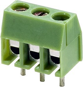 Клеммник  DG350-031-14 винтовой, 3конт., 3.5мм, 250В,10А (аналог DG350-3.5-03P)