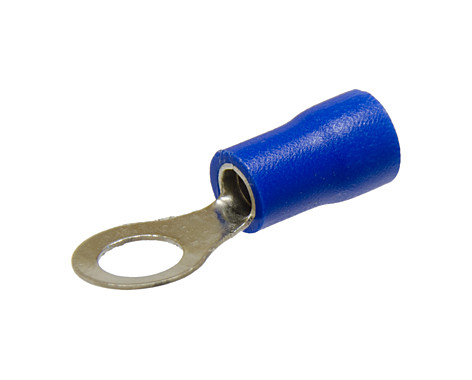 Наконечник кольцевой НКИ - 6.5 мм  (№29)(НКи 2.5-6/НКи2-6) изолированный, сечение 1.5-2.5 мм², синий