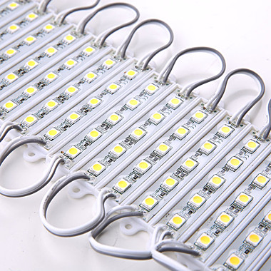 Модуль светодиодный 5LED SMD5050 DC12V Водонепроницаемый, белый