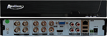 Видеорегистратор  8-канальный AKSILIUM HVR-0805N AI гибридный мультиформатный