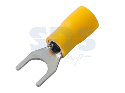 Наконечник вилочный НВИ - 6.5 мм, изолированный VS 5,5-6 (сечение 4-6 мм²)  