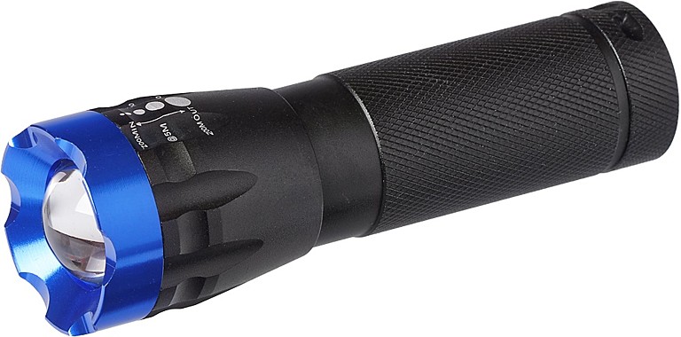 Фонарь FOCUSray FR-1007 светодиодный 1LEDx3W, 150лм, Zoom; металлический корпус