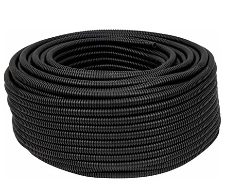 Труба гофр. ПНД D16, с зондом (бухта100 м) черная