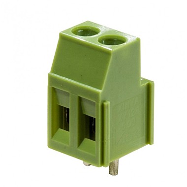 Клеммник 500-021-14 Винтовой,2конт.,5мм,300В,10А  (DG500-5.0-02P-14, DG500-021-14) 