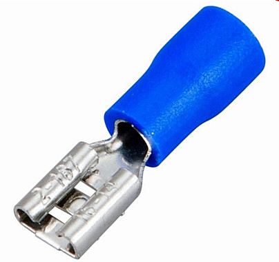 Клемма плоская КПИ гнездо 5.6 мм 1.5-2.5 мм²  (№7) (РПи-м 2.5-(4.8)/РПИм 2-5) изолированная 